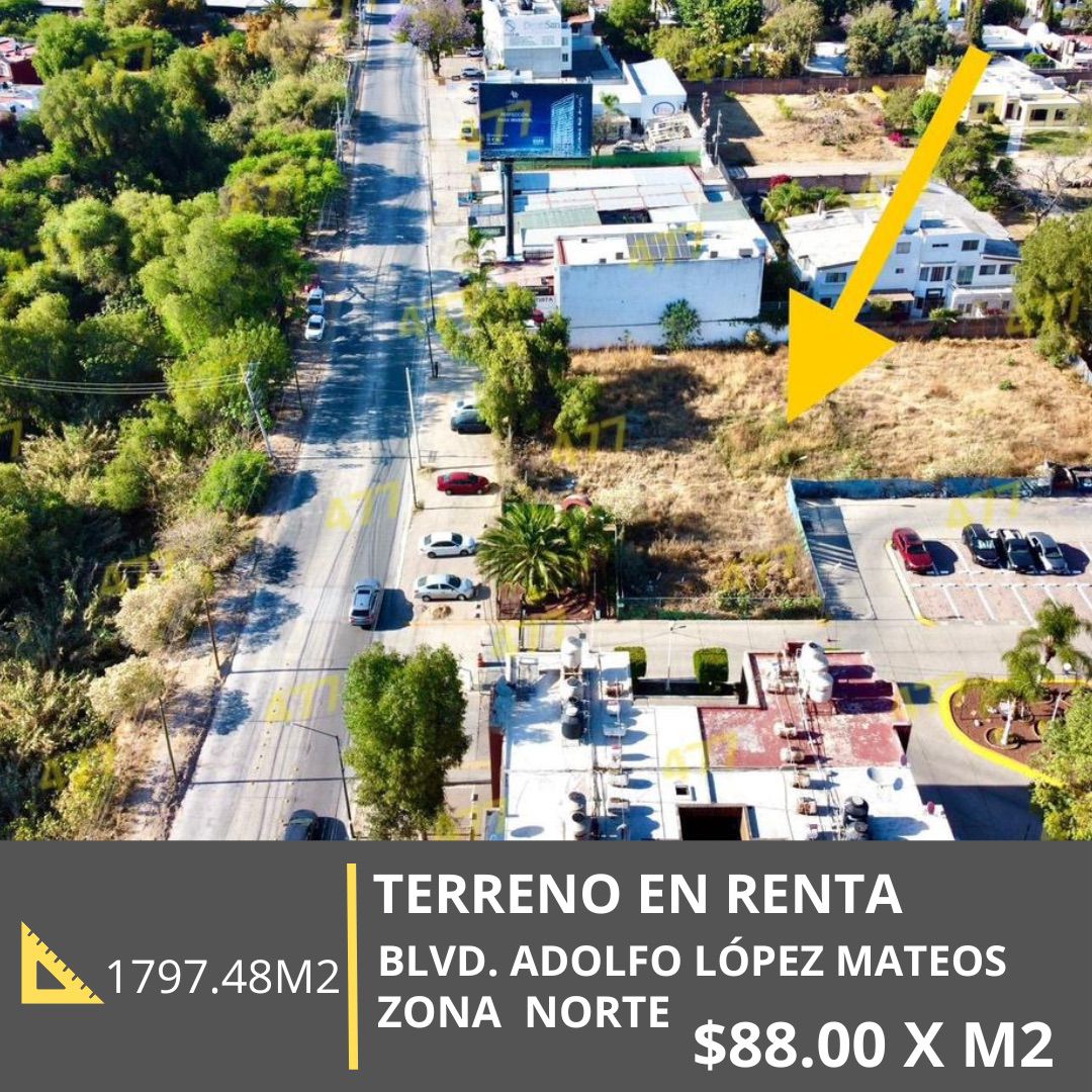 Terreno en Renta Blvd Adolfo López Mateos