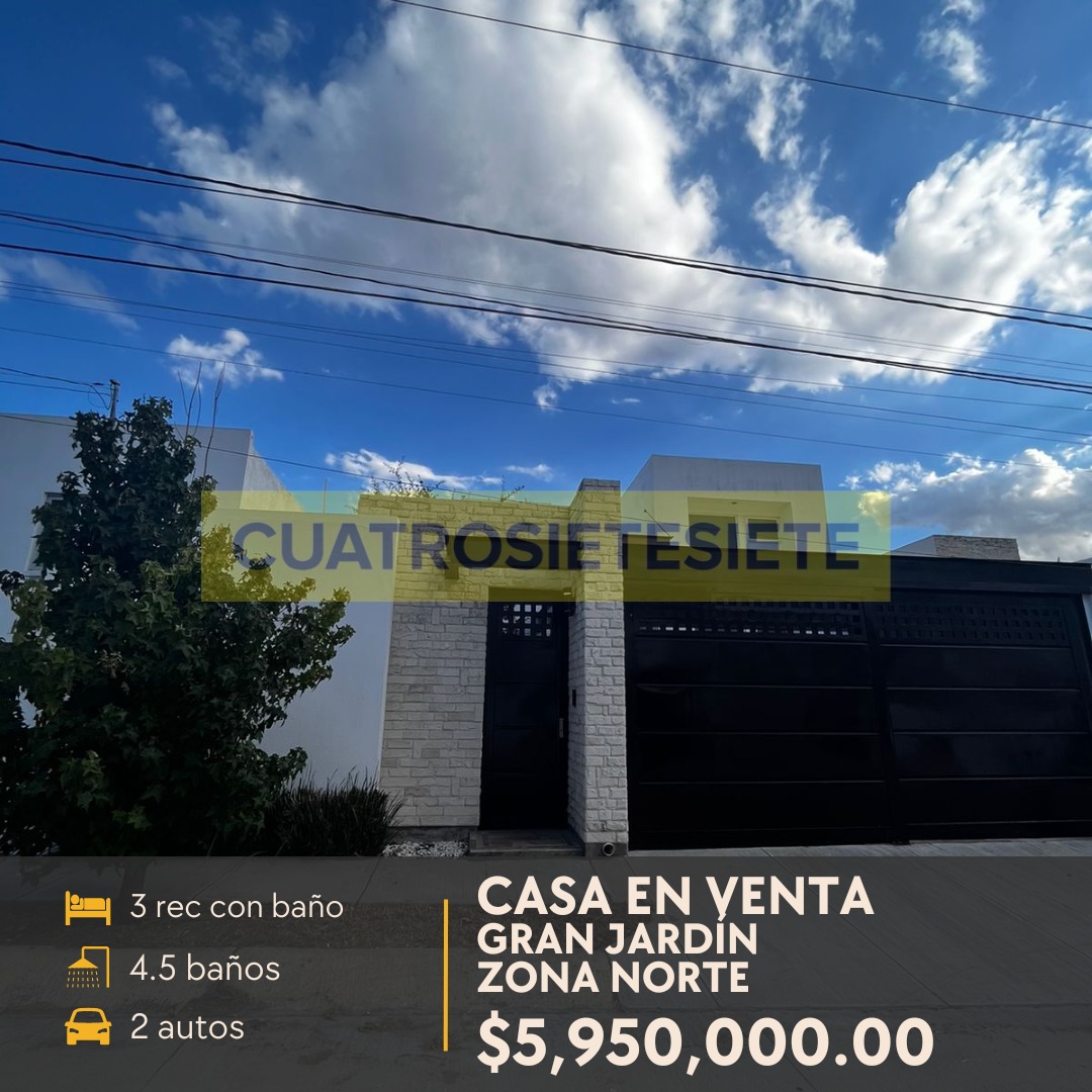 CASA EN VENTA GRAN JARDIN