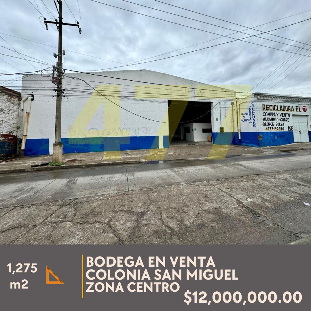 Bodega en Venta Col. San Miguel