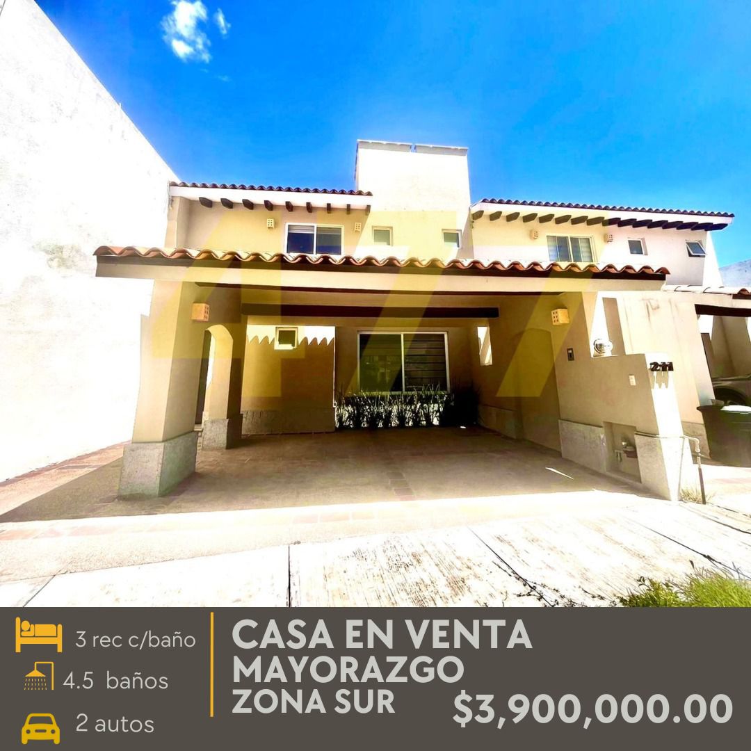 CASA EN VENTA (MAYORAZGO SAN DIEGO)