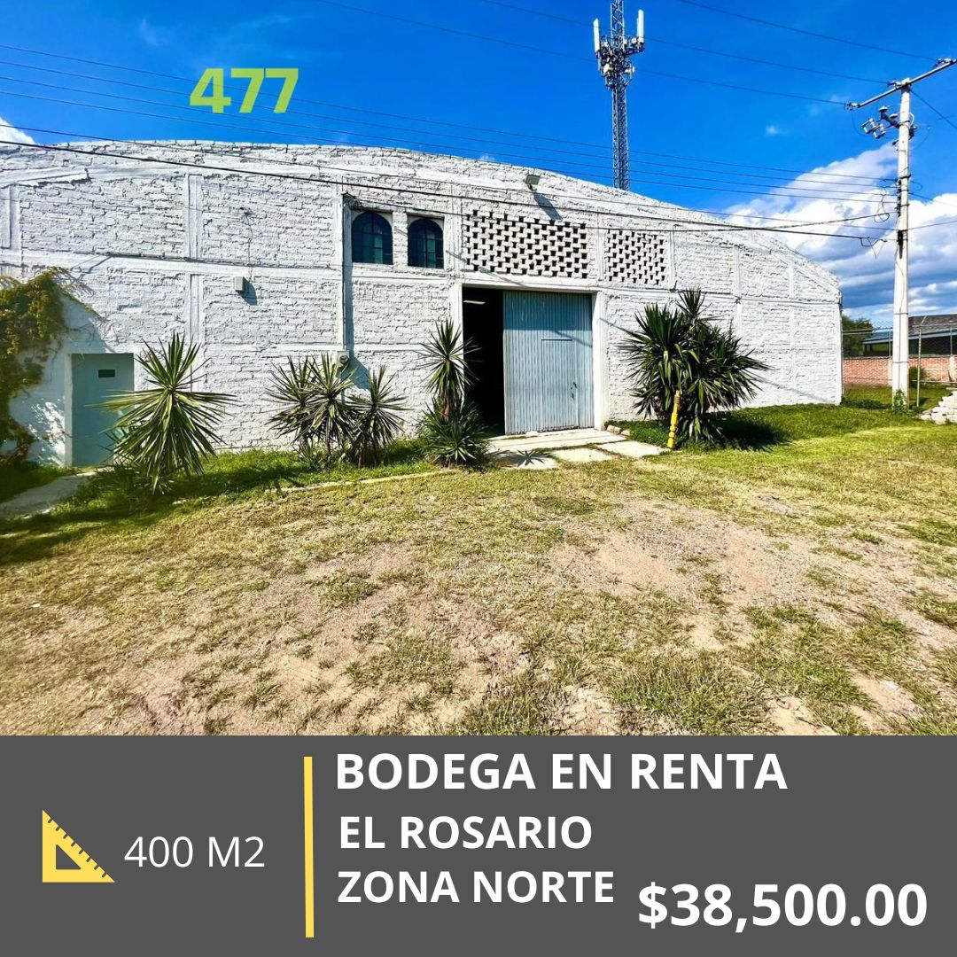 BODEGA EN RENTA (EL ROSARIO)