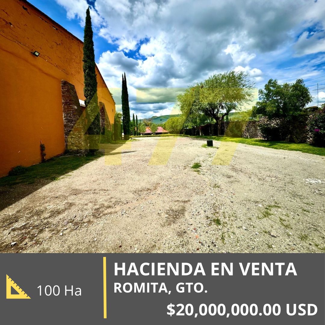 HACIENDA EN VENTA (ROMITA,GTO)