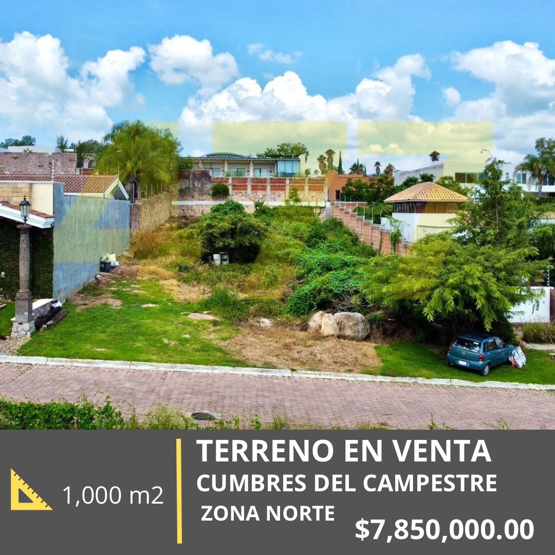 TERRENO EN VENTA (CUMBRES DEL CAMPESTRE)