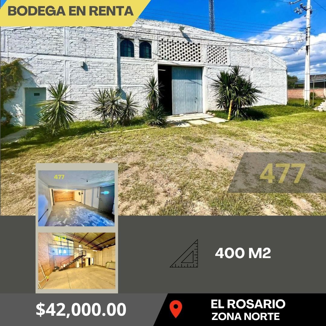BODEGA EN RENTA (EL ROSARIO)
