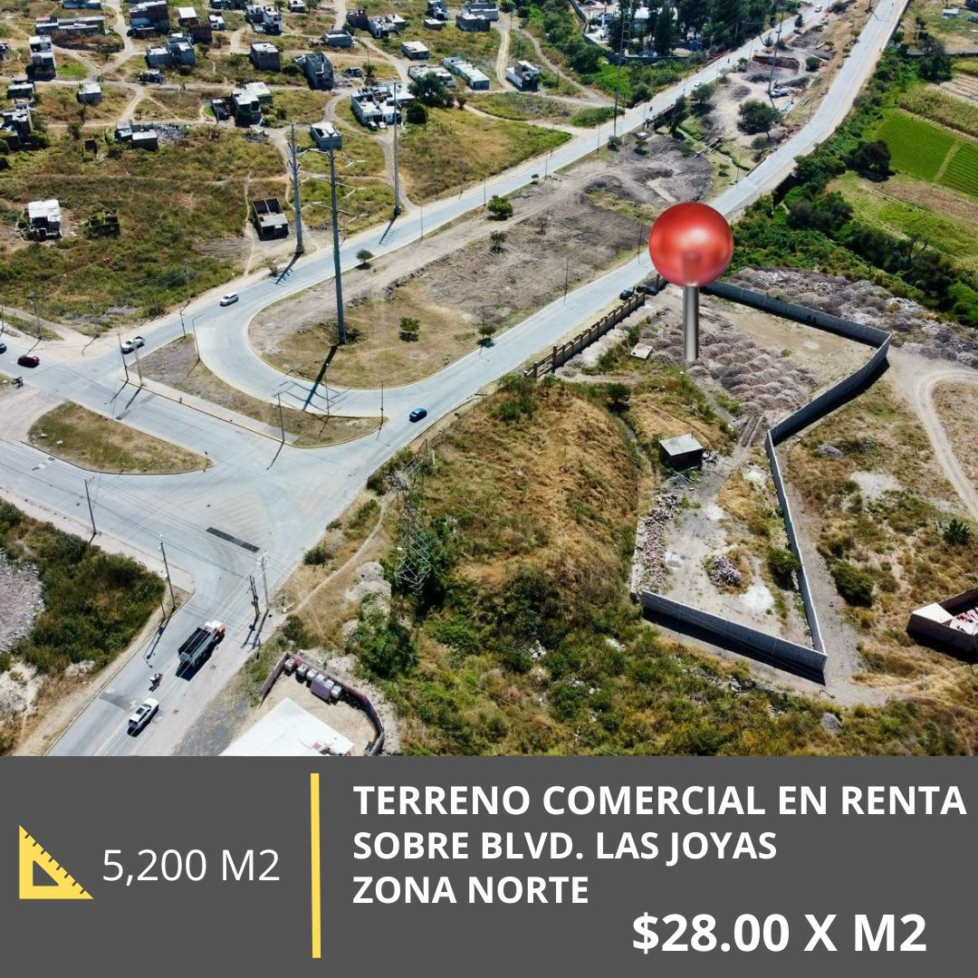 TERRENO COMERCIAL EN RENTA (LAS JOYAS)