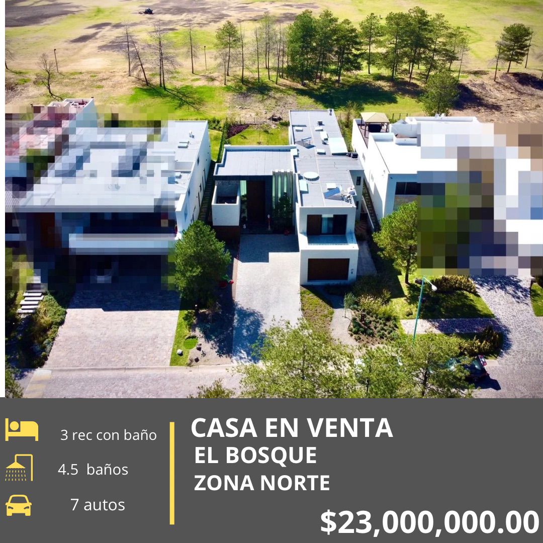 CASA EN VENTA EN EL BOSQUE COUNTRY CLUB