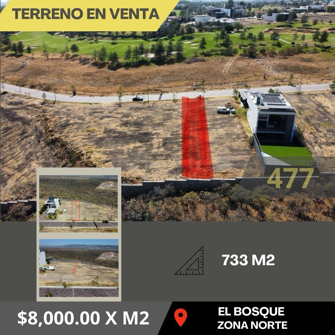 TERRENO EN VENTA EL EL BOSQUE COUNTRY CLUB