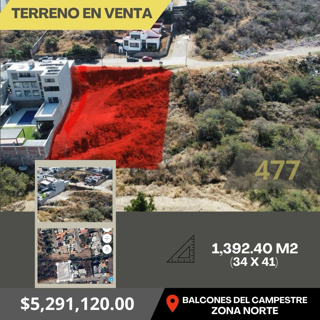 TERRENO EN VENTA EN BALCONES DEL CAMPESTRE