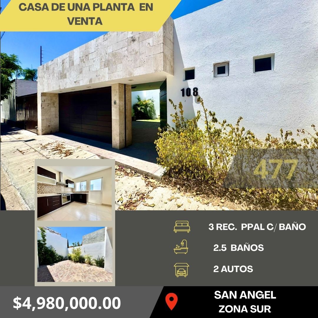 CASA EN VENTA EN RESIDENCIAL SAN ANGEL