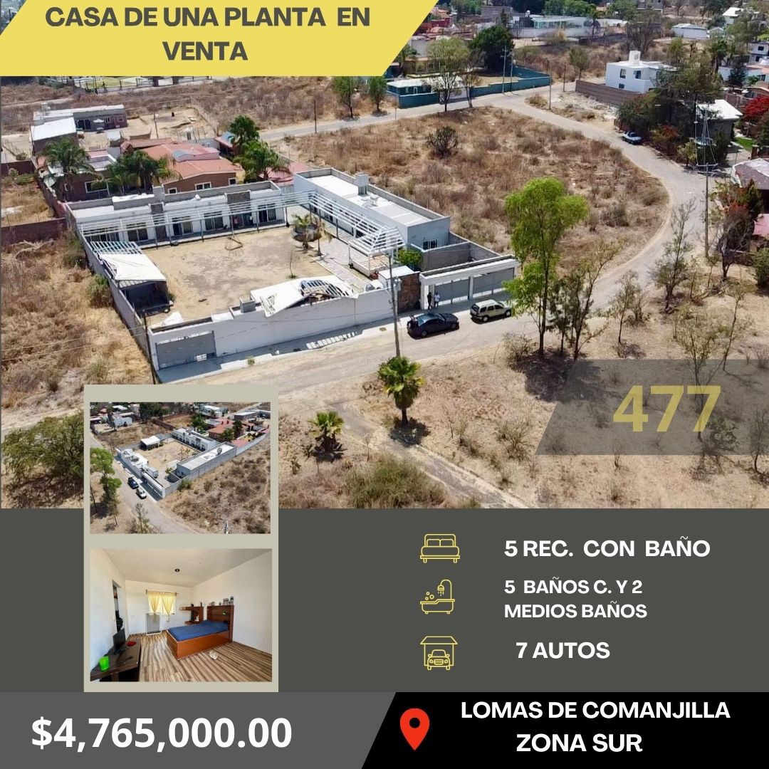 CASA EN VENT DE UNA PLANTA EN LOMAS DE COMANJILLA